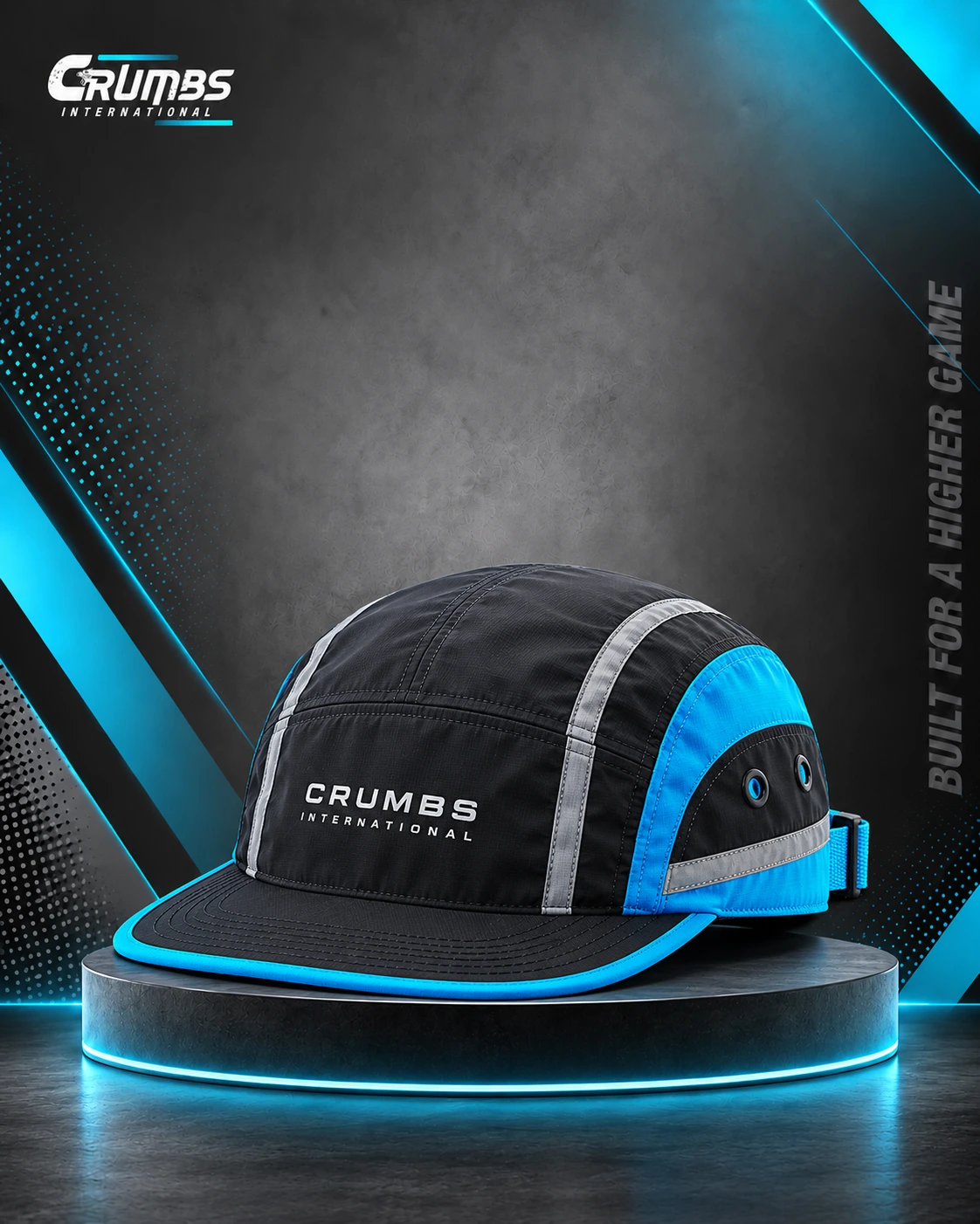 Nylon Sport 5-Panel Cap