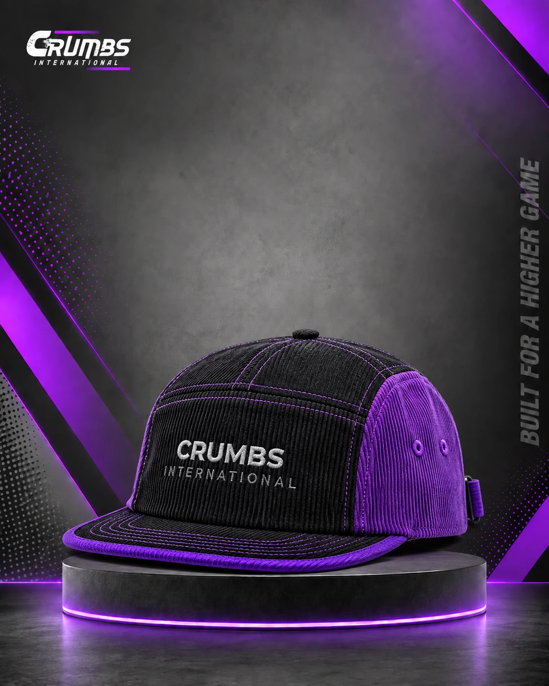 Corduroy 5-Panel Cap