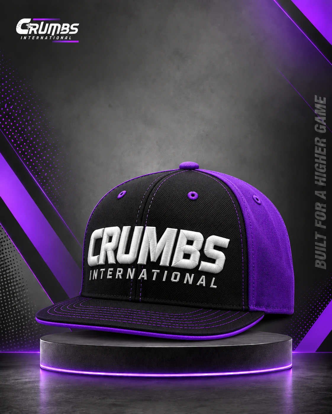 Embroidered 3D Snapback Cap