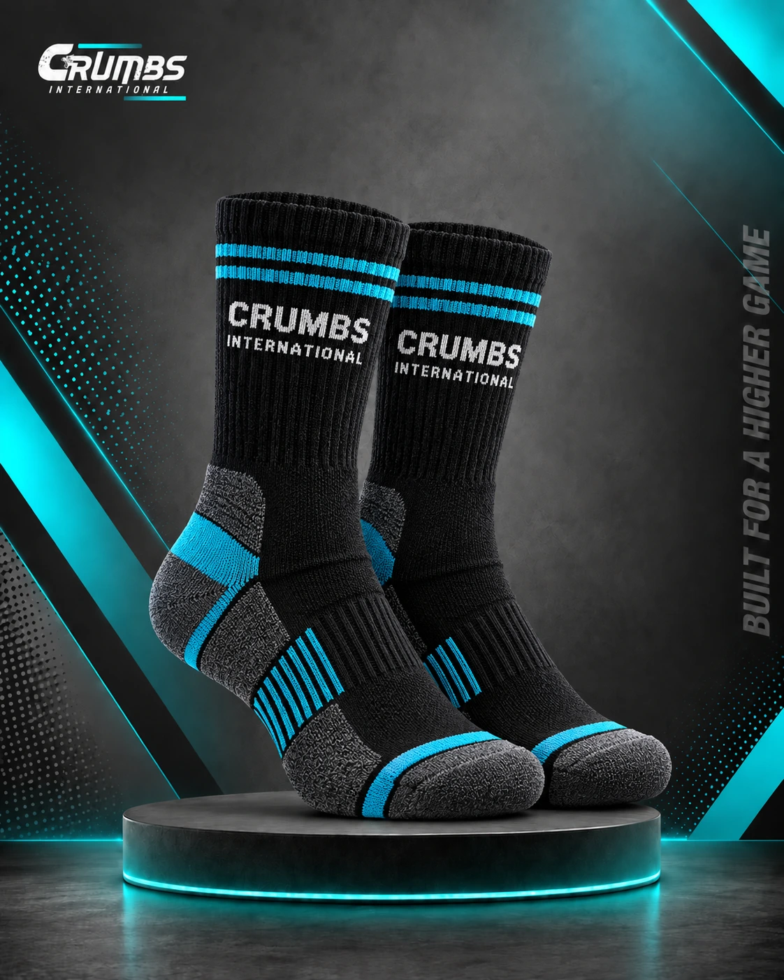 Terry Cushion Training Crew Socks