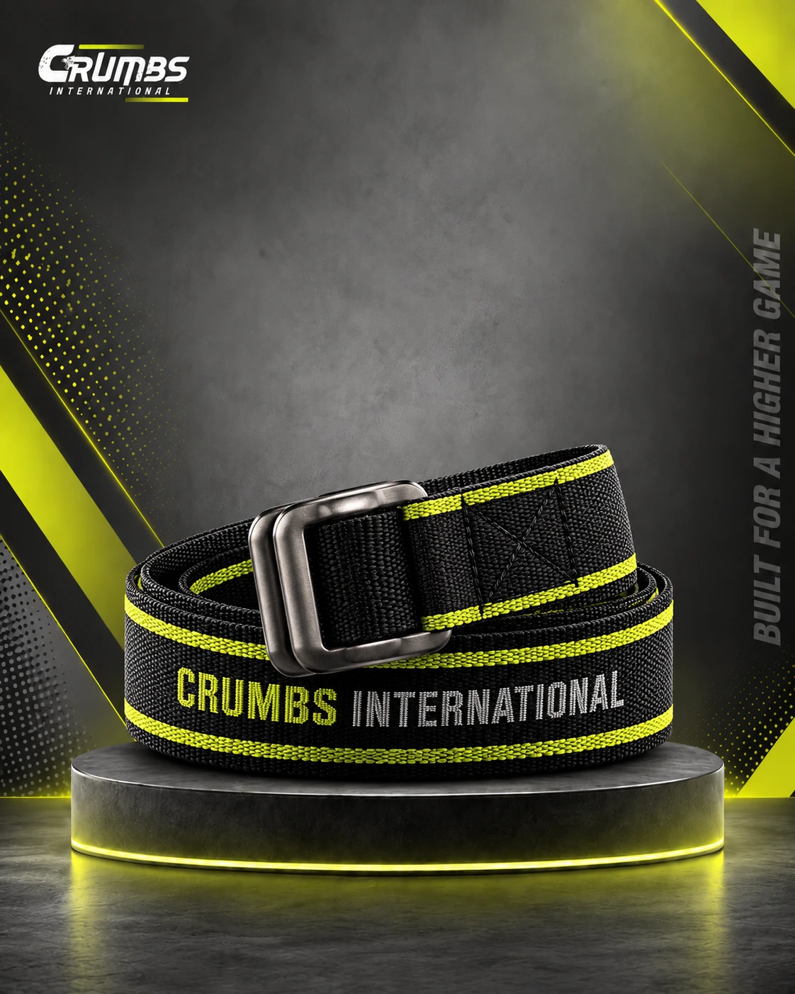 Webbing Belt with Metal Buckle