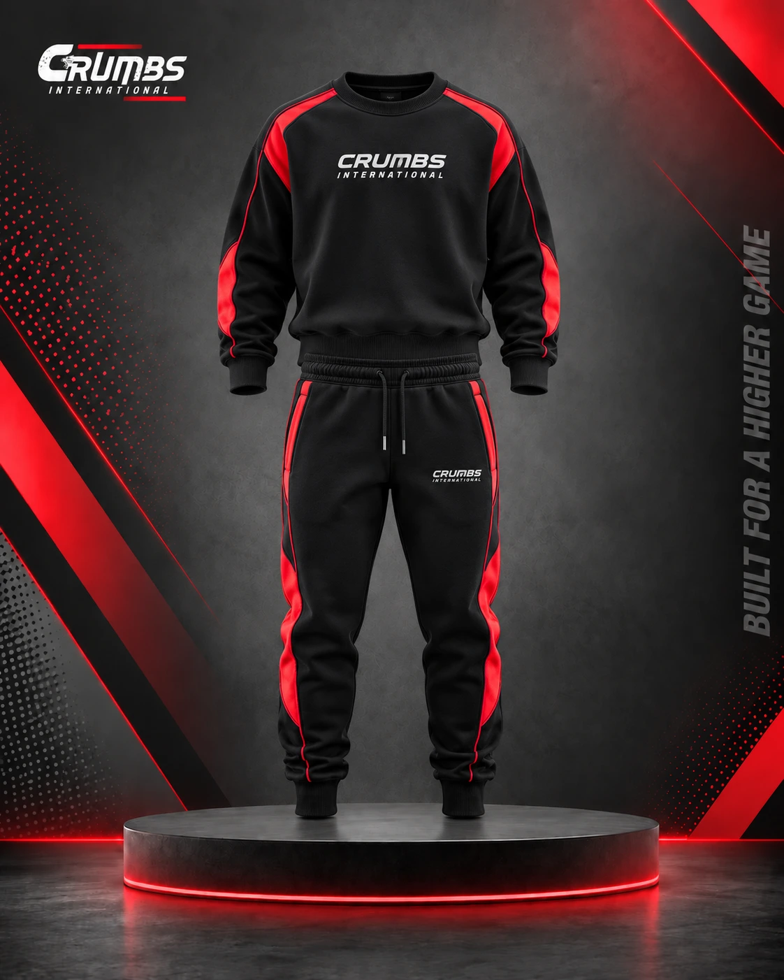 Heavyweight Crewneck and Jogger Set, 380GSM