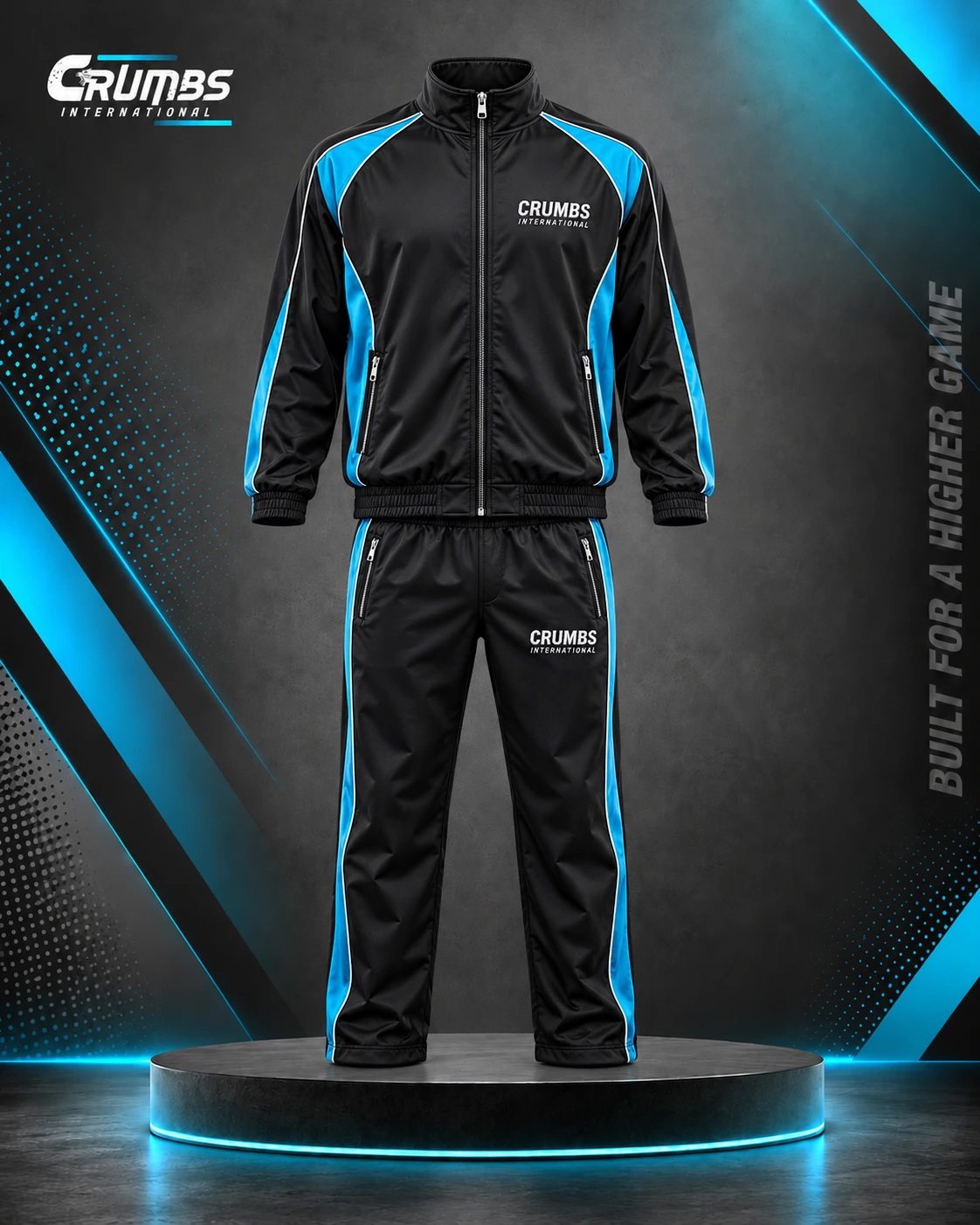 Embroidered Tracksuit Set