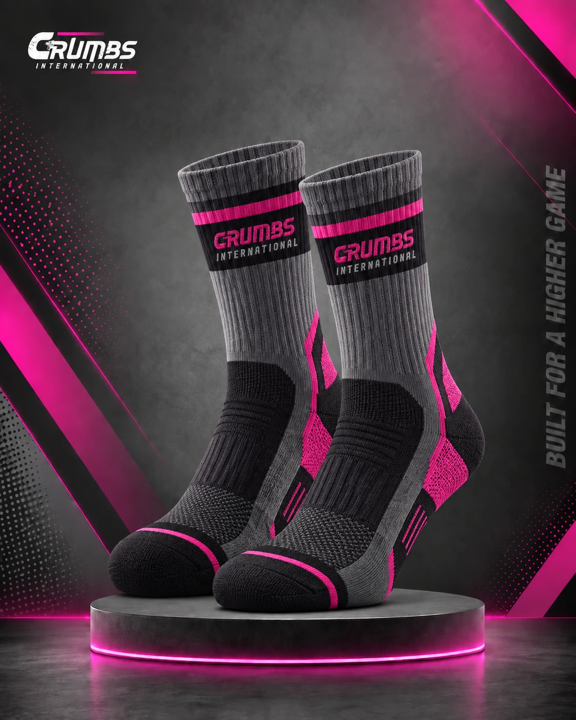 Embroidered Crew Socks
