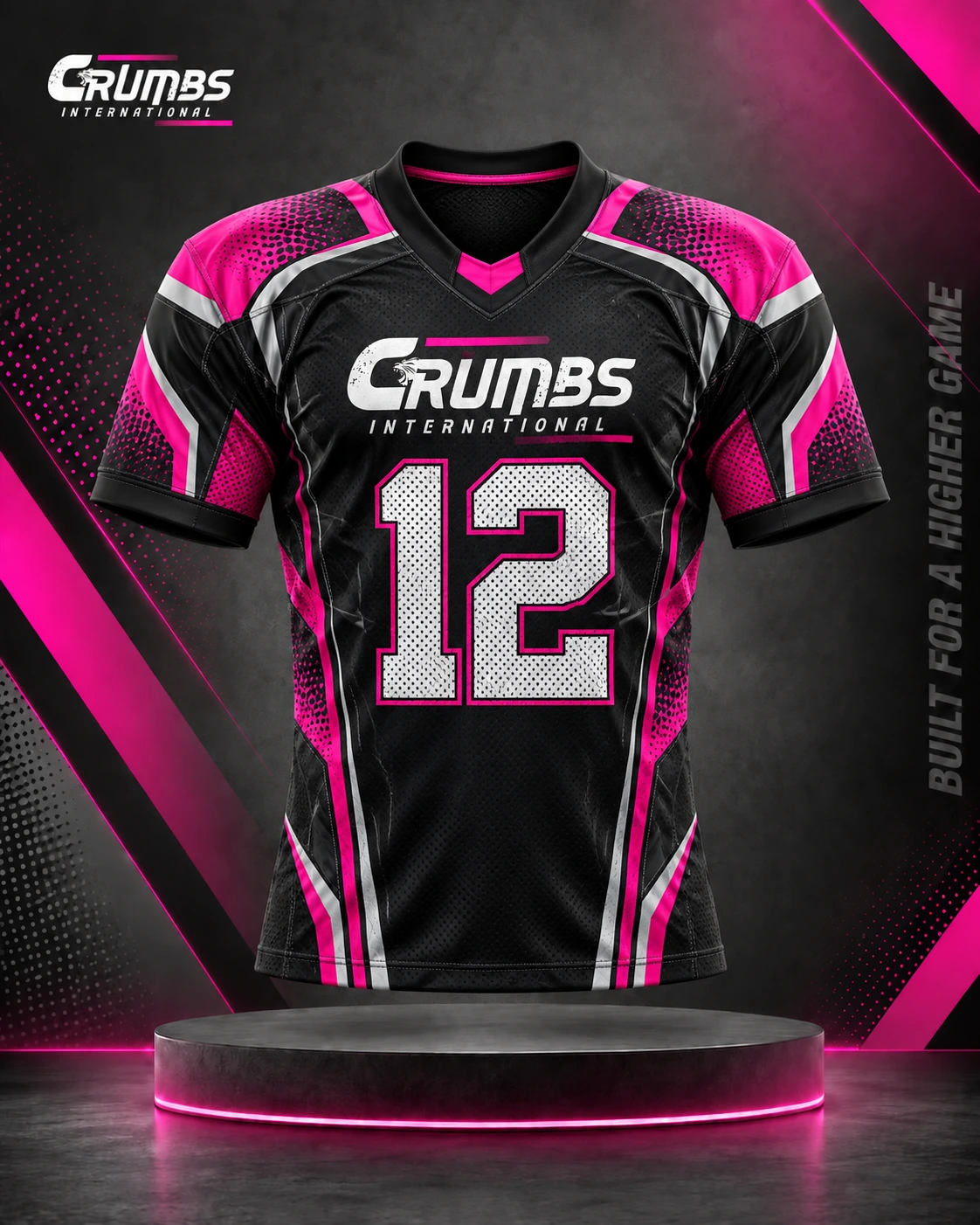Sublimated American Football 12 Panel Jersey
