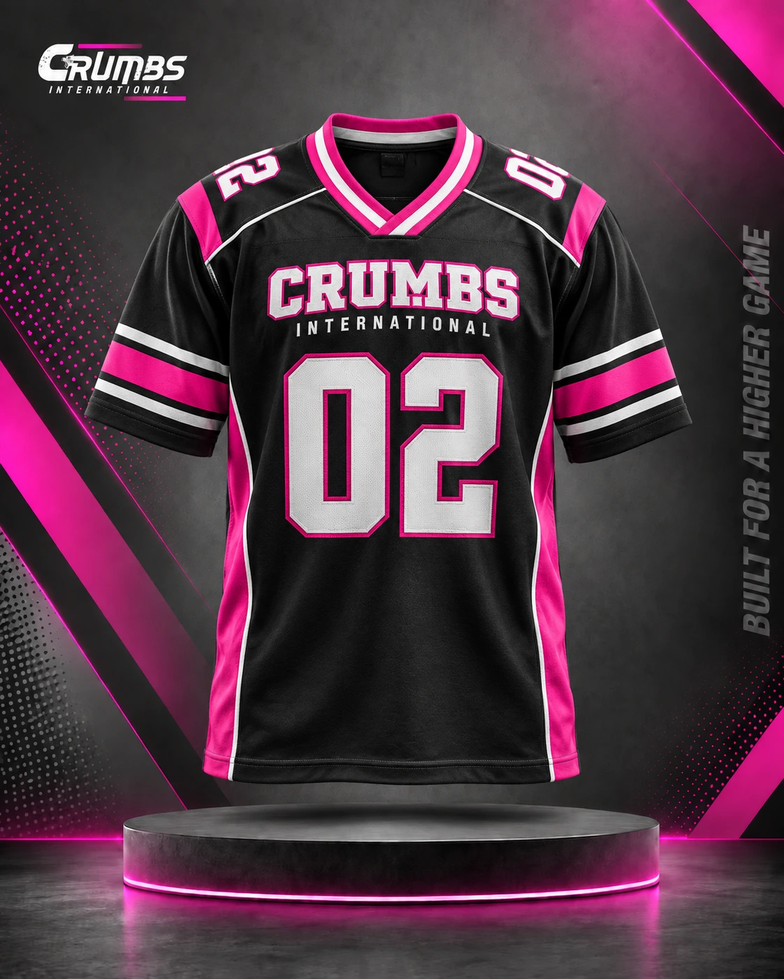 Heavyweight Cotton American Football Fan Jersey