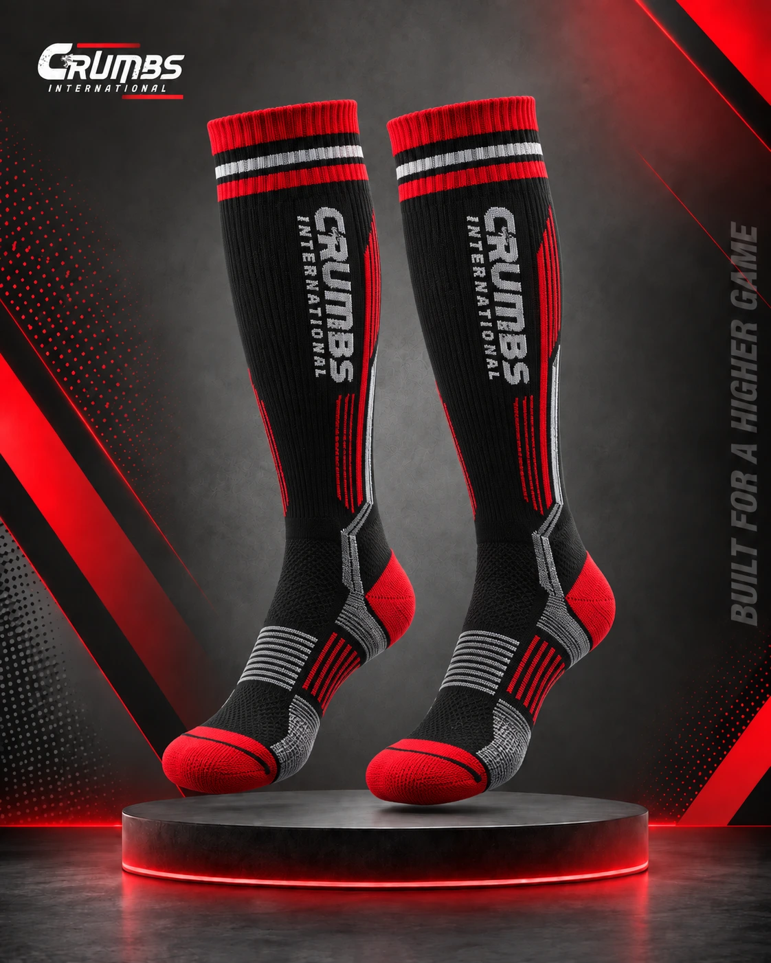 Knee-High Performance American Football Socks