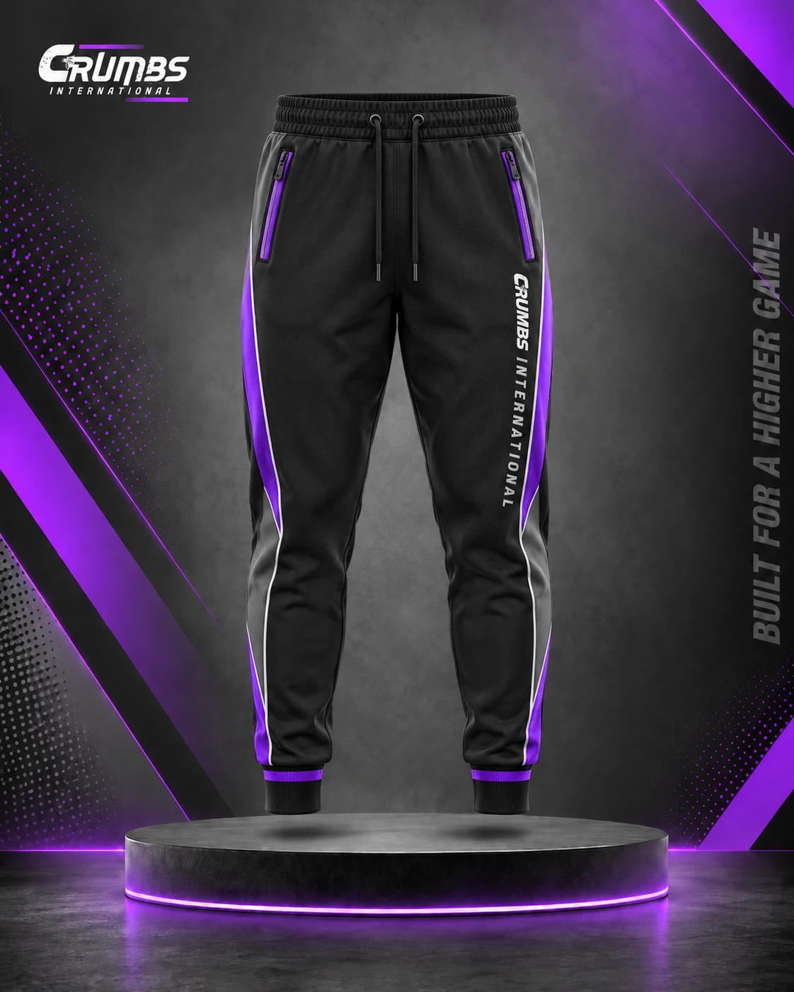 Tapered Track American Football Trousers