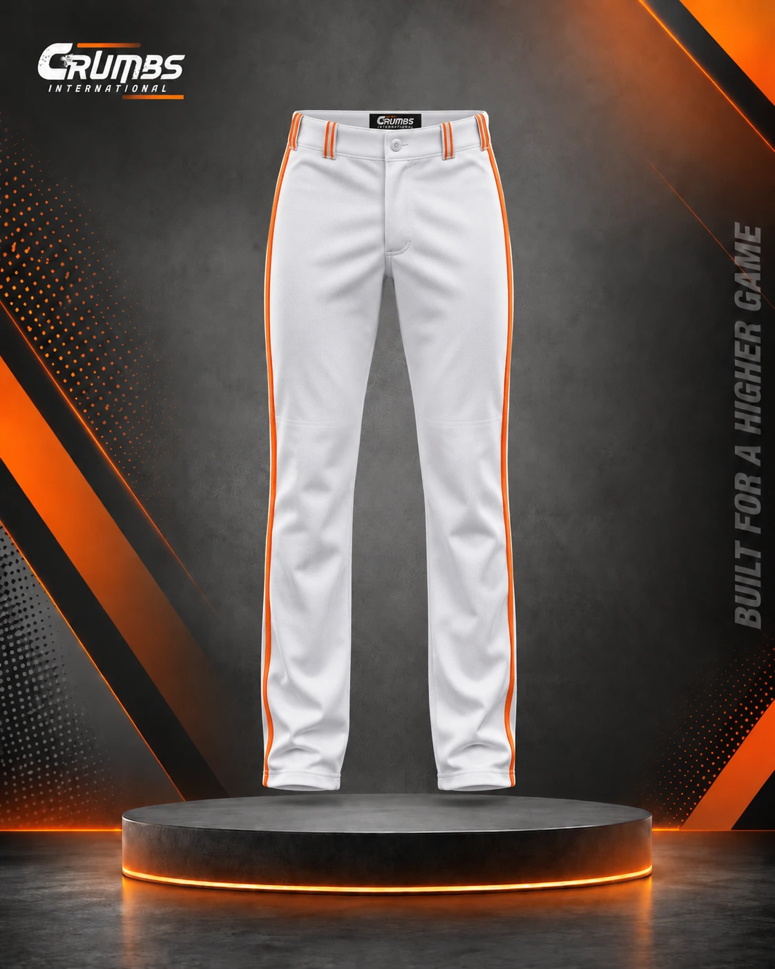 Piped Baseball Traditional Long Pants