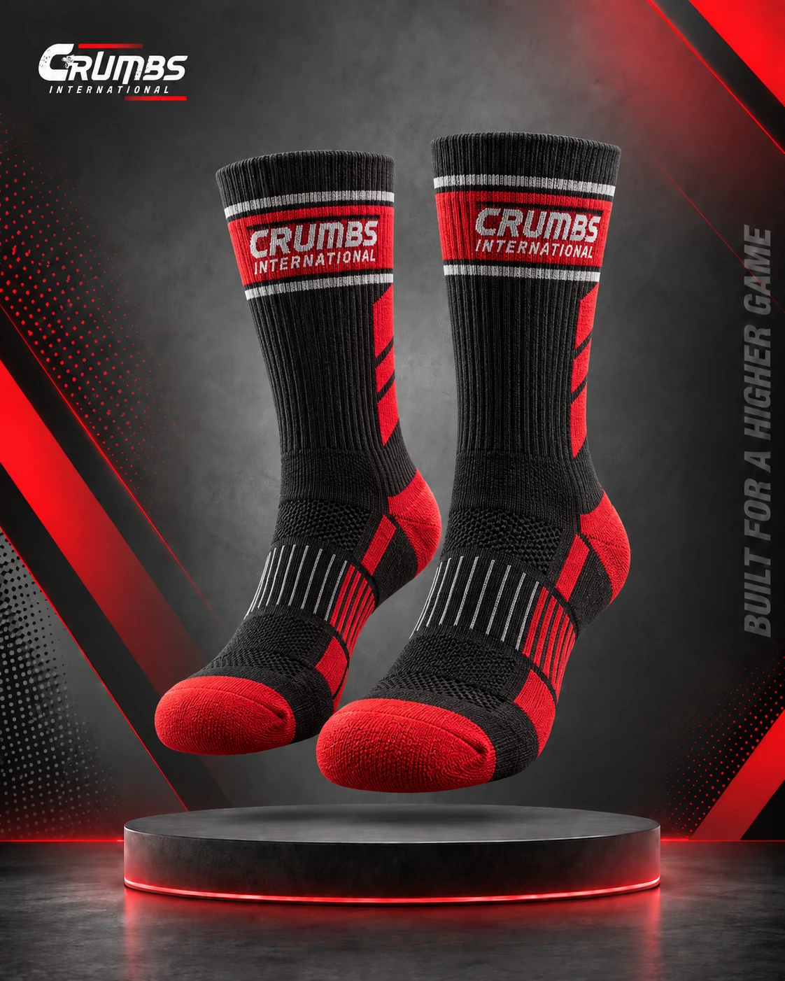Cushioned Crew Baseball Socks