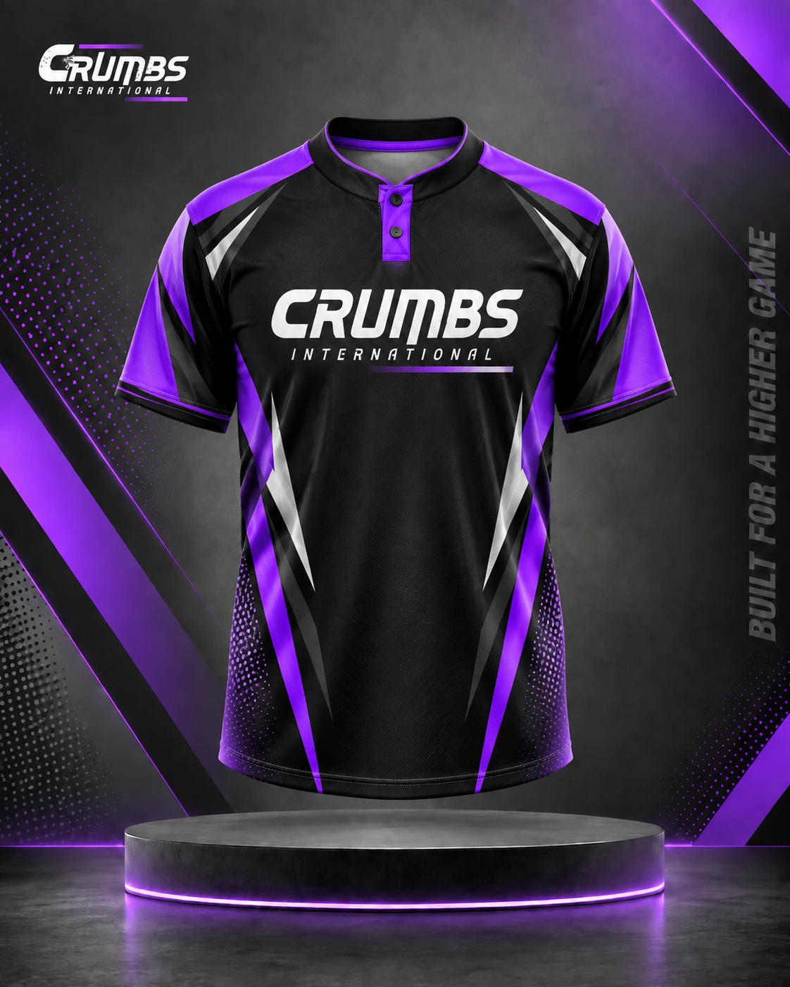 Sublimated Baseball Two-Button Jersey