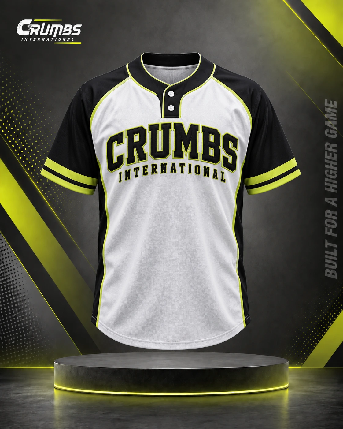 Tackle Twill Baseball Two-Button Jersey