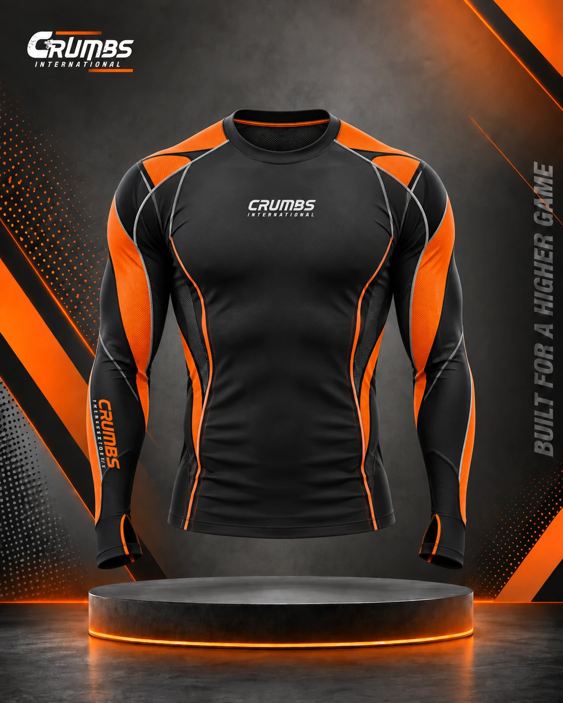 Long-Sleeve Compression Basketball Shirt