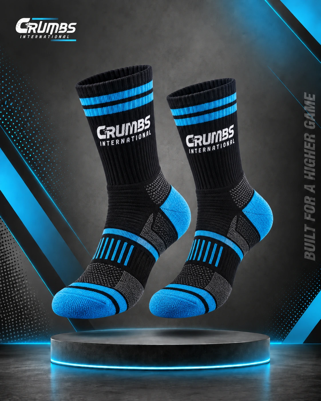 Cushioned Crew Cheerleading Socks