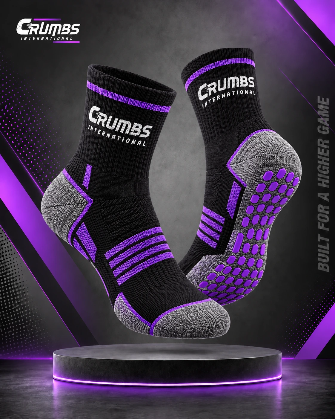 Anti-Slip Grip Cheerleading Socks