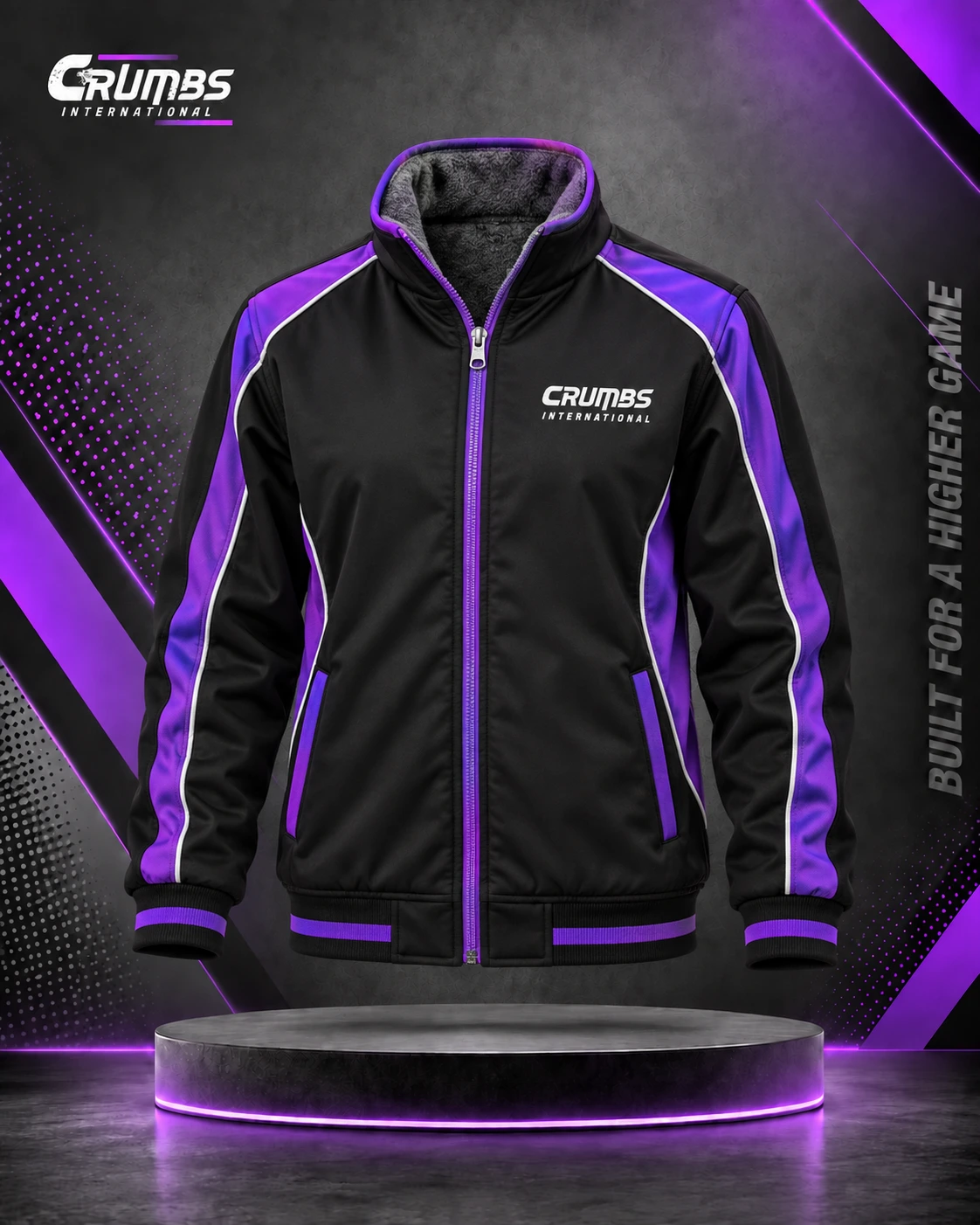 Fleece-Lined Cheer Warm-Up Jacket