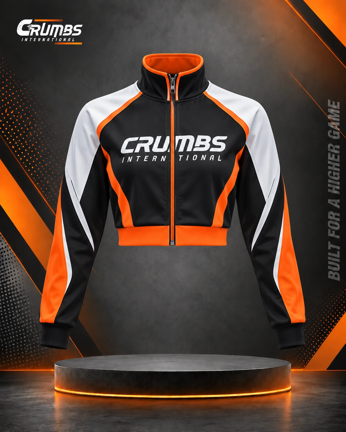 Cropped Cheer Warm-Up Jacket