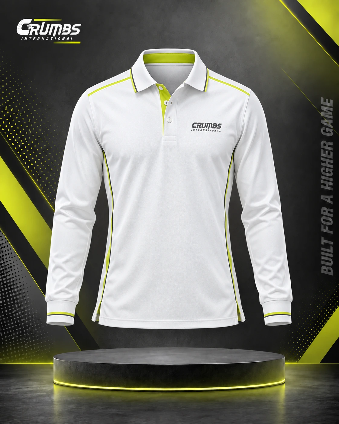 Long-Sleeve Cricket Test Whites Shirt