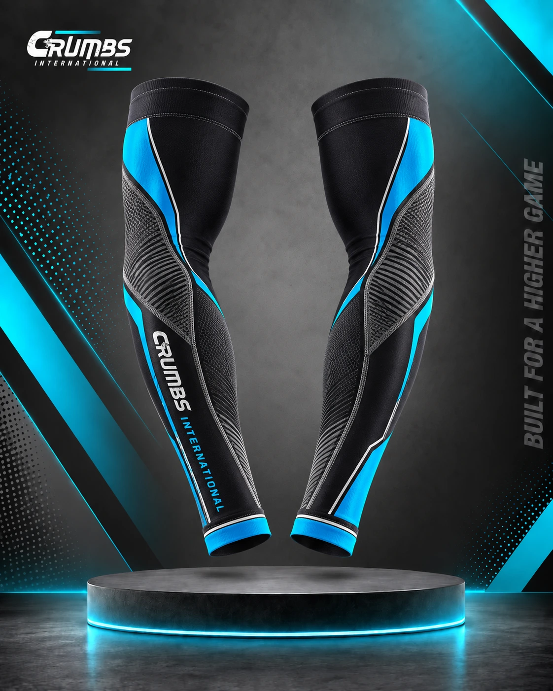 Custom Compression Field Hockey Arm Sleeves manufactured by Crumbs International