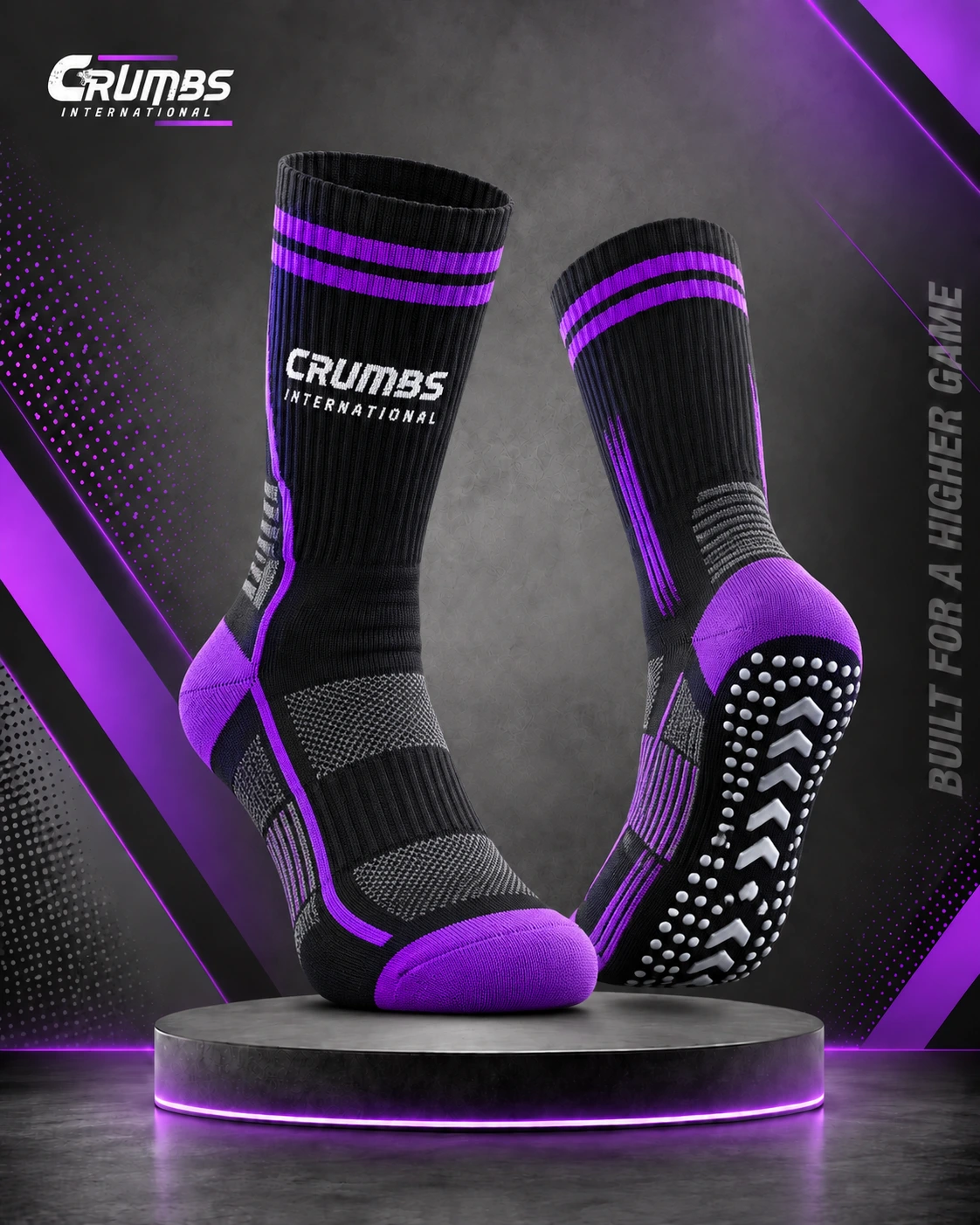 Anti-Slip Grip Field Hockey Socks
