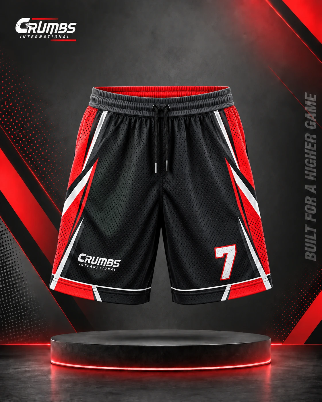 Lightweight Mesh Flag Football Shorts