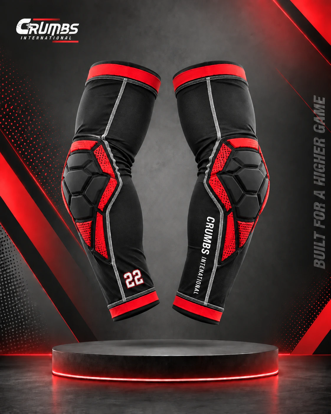 Padded Elbow Flag Football Sleeves