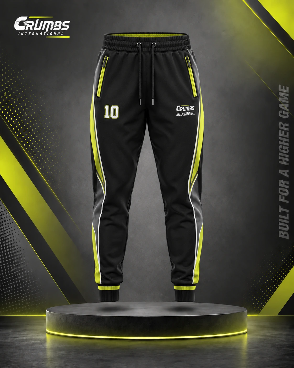 Tapered Track Flag Football Trousers