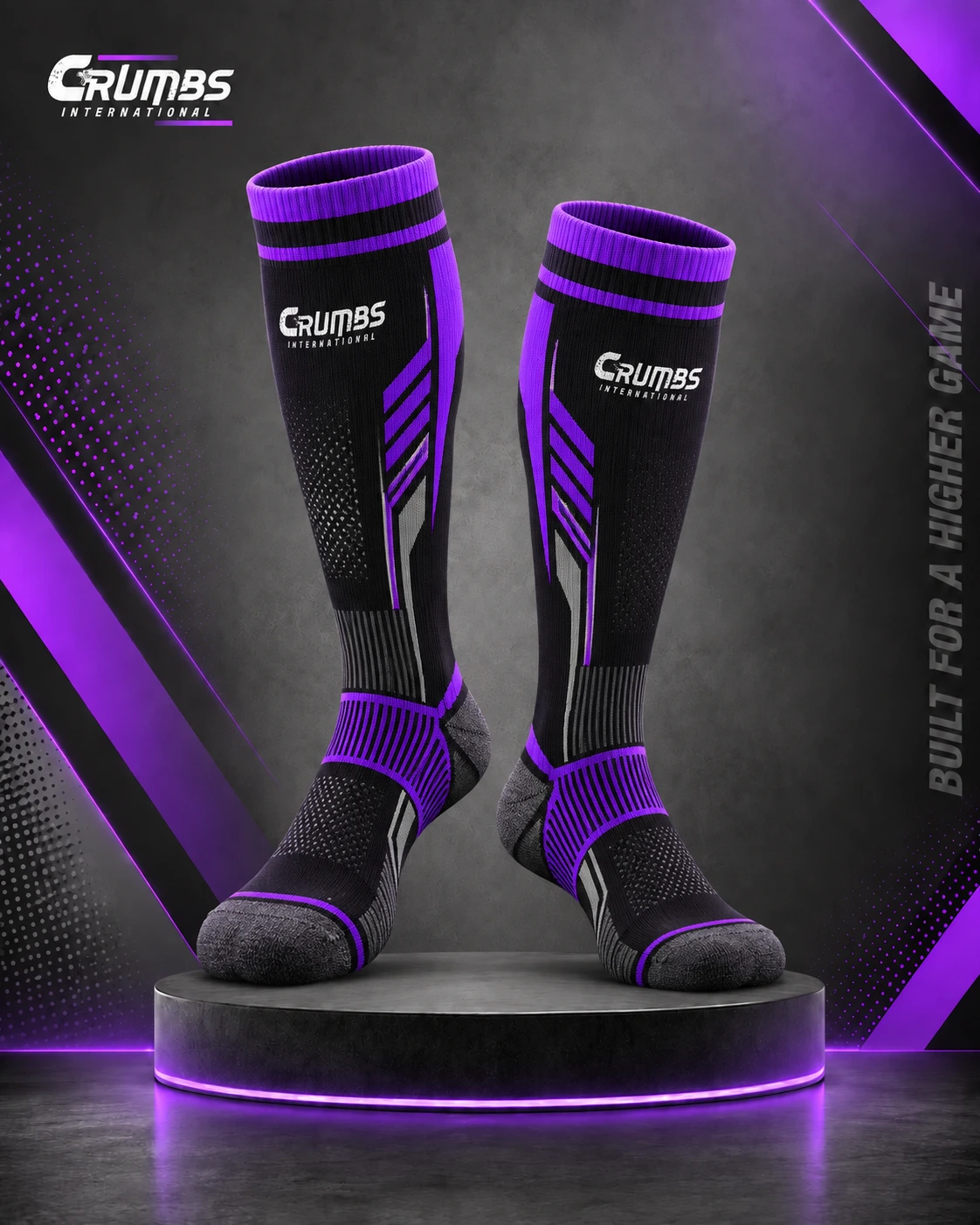 Knee-High Performance Rugby Socks
