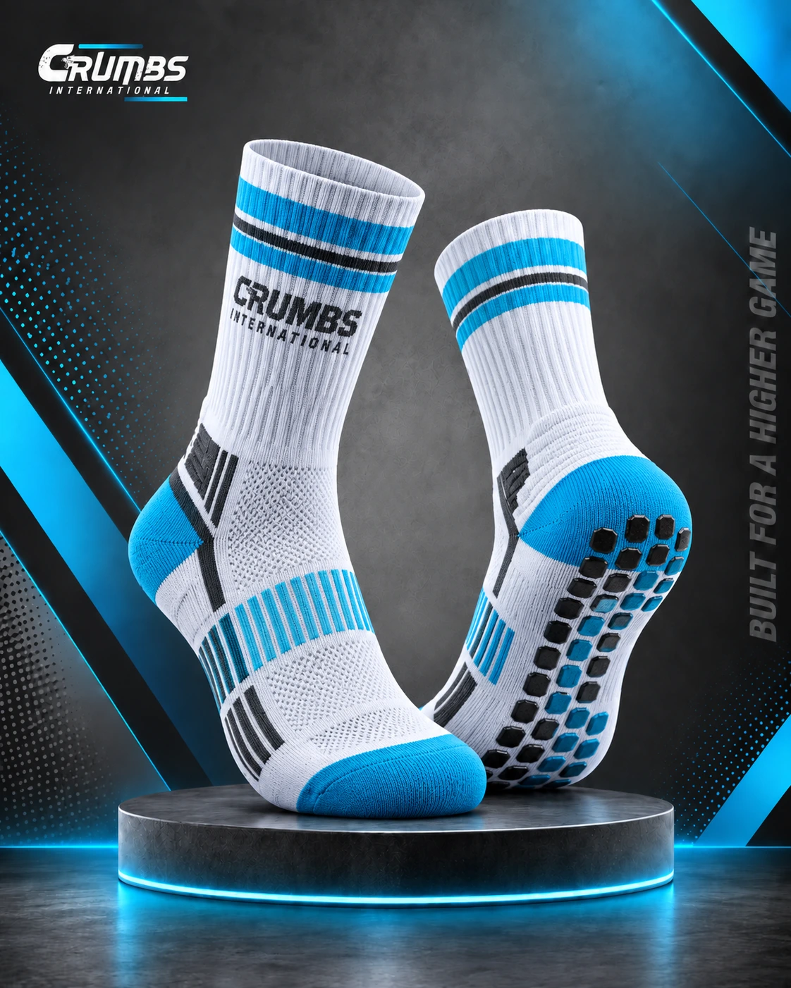 Anti-Slip Grip Soccer Socks