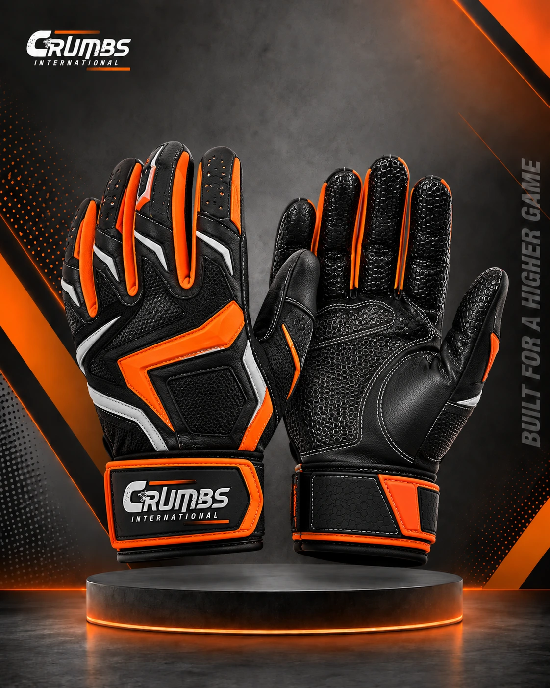 Synthetic Grip Softball Batting Gloves