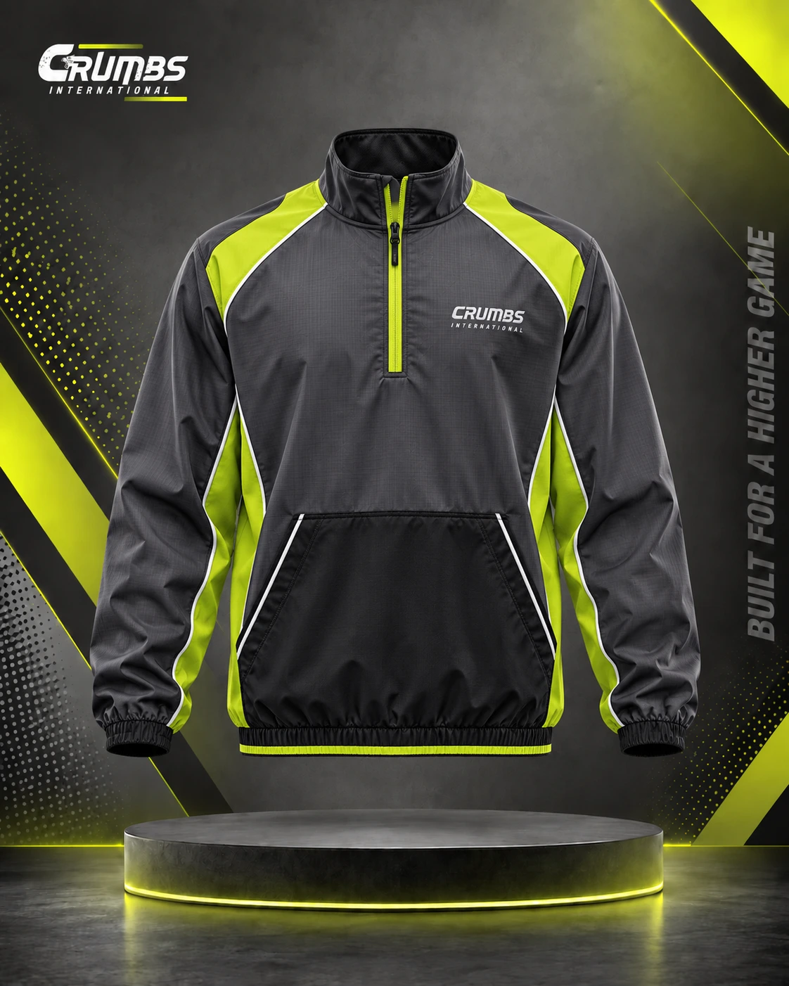 Half-Zip Pullover Softball Cage Jacket