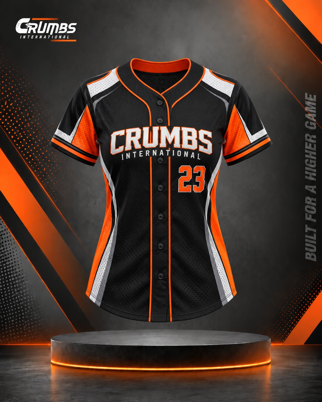 Softball Full Button Up Jersey