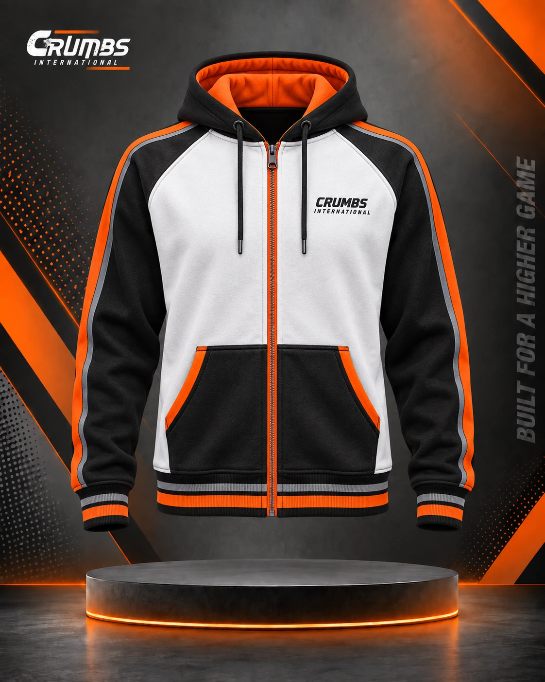 Zip-Up Softball Team Hoodie